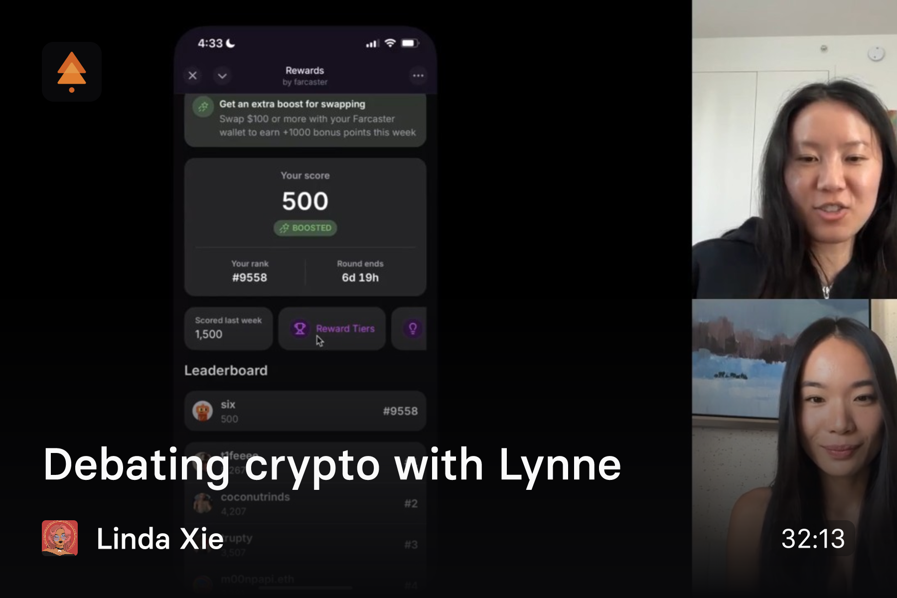 Debating crypto with Lynne 